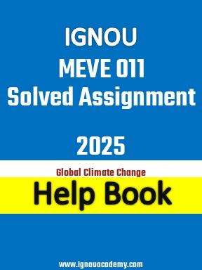 IGNOU MEVE 011 Solved Assignment 2025